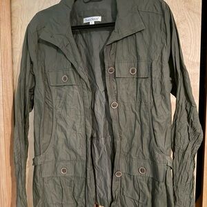 TravelSmith Olive Military Field Jacket